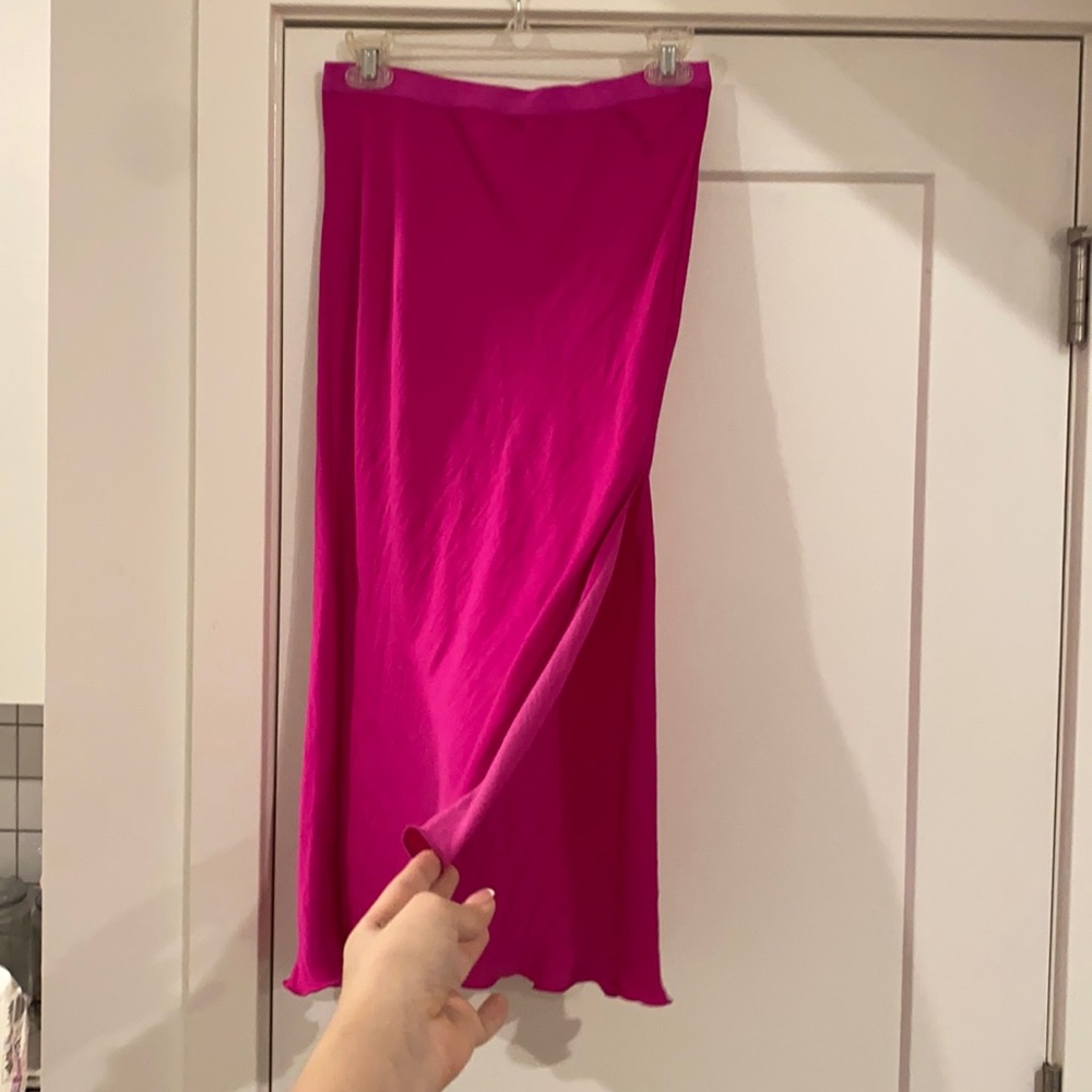 Free People Silk skirt